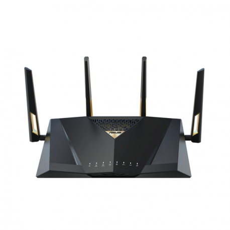 ASUS RT-BE88U - - wireless router - 9-port switch - 1GbE, 2.5GbE - WAN ports: 3 - Wi-Fi 7 - Dual Band - 6