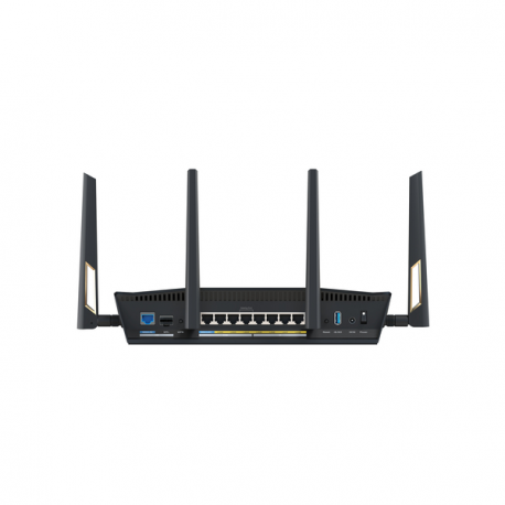 ASUS RT-BE88U - - wireless router - 9-port switch - 1GbE, 2.5GbE - WAN ports: 3 - Wi-Fi 7 - Dual Band - 7