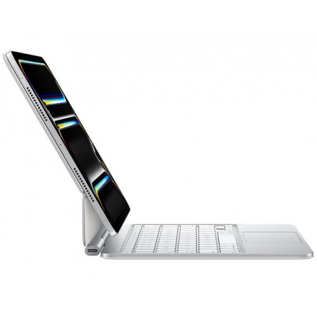 Apple Magic Keyboard - Keyboard and folio case - with trackpad - backlit - Apple Smart connector - Swedish - white - 2