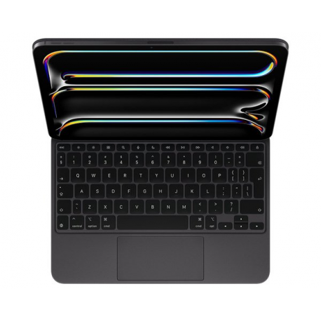 Apple Magic Keyboard - Keyboard and folio case - with trackpad - backlit - Apple Smart connector - Swedish - black - 0