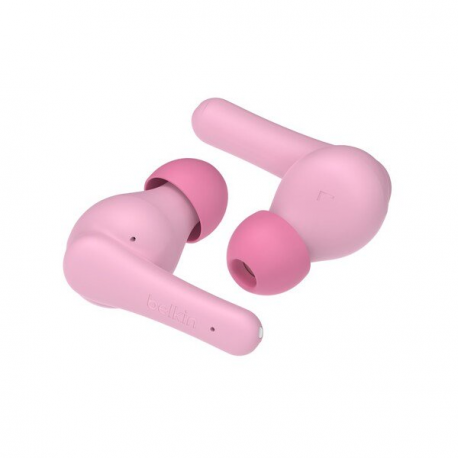 Belkin SoundForm Nano 2 for Kids - True wireless earphones with mic - in-ear - Bluetooth - pink - 1