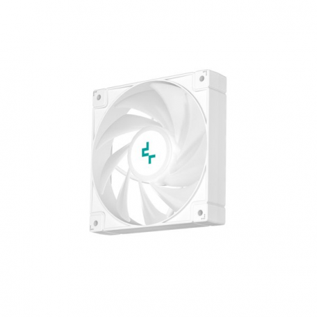 DeepCool CC560 WH V2 - Mid tower - ATX - windowed side panel (tempered glass) - no power supply (ATX  /  PS / 2) - white - USB / Audio - 8