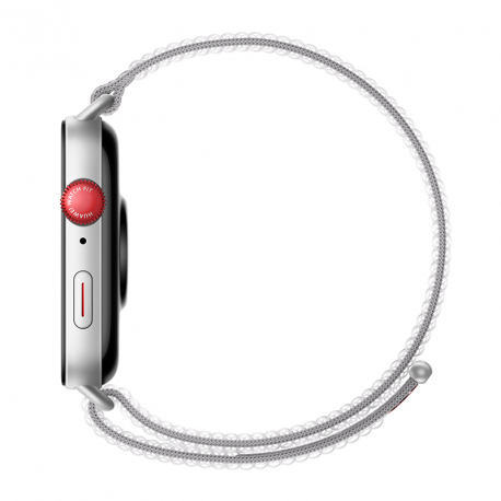 Huawei Watch Fit 3 - Aluminium alloy - smart watch with strap - nylon - grey - wrist size: 120-190 mm - display 1.82" - Bluetooth, Wi-Fi - 26 g - silver - 2