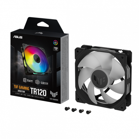 ASUS TUF Gaming TR120 ARGB - Case fan - 120 mm - black - 0