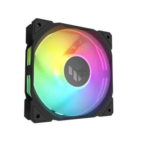 ASUS TUF Gaming TR120 ARGB Reverse - Case fan - 120 mm - black - 2