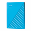 WD My Passport WDBR9S0060BBL - Hard drive - encrypted - 6 TB - external (portable) - USB 3.2 Gen 1 - 256-bit AES - sky