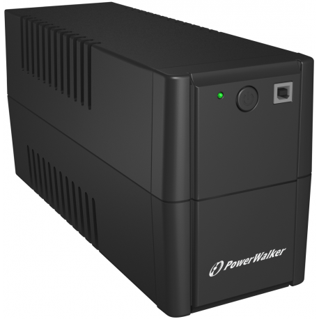 PowerWalker VI 650 SE - UPS - AC 220/230/240 V - 360 Watt - 600 VA - 7 Ah - USB - output connectors: 2 - black - 12
