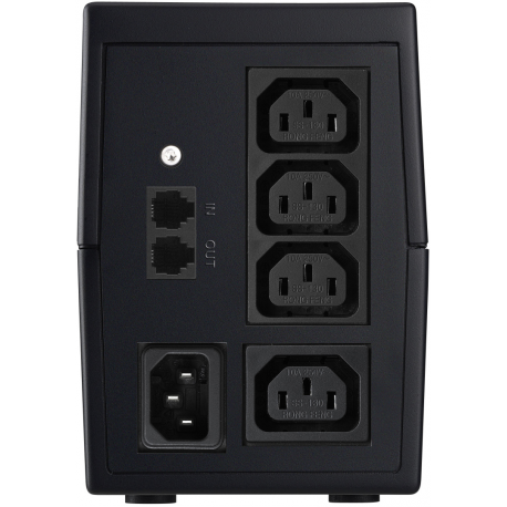 PowerWalker VI 850SE LCD / IEC - UPS - AC 230 V - 480 Watt - 850 VA - 9 Ah - USB - output connectors: 4 - black - 3