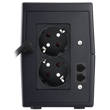 PowerWalker VI 850SE LCD - UPS - AC 230 V - 480 Watt - 850 VA - 9 Ah - USB - output connectors: 2 - black - 3