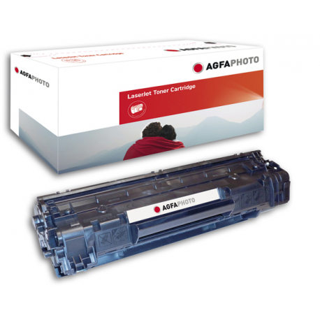 AgfaPhoto - Black - compatible - toner cartridge - for Canon i-SENSYS LBP6020, LBP6030; HP LaserJet Pro M1132, M1136, P1102, P1104, P1108, P1109 - 0