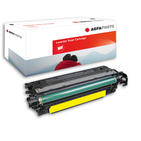 AgfaPhoto - Yellow - compatible - toner cartridge - for Canon i-SENSYS LBP7750; HP Color LaserJet CM3530, CP3525 - 0