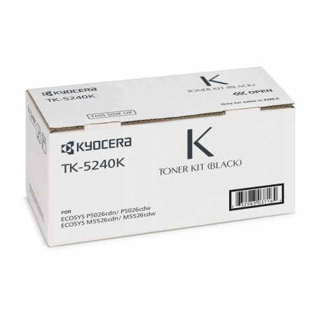Kyocera TK 5240K - Black - original - toner cartridge - for ECOSYS M5526, P5026 - 5