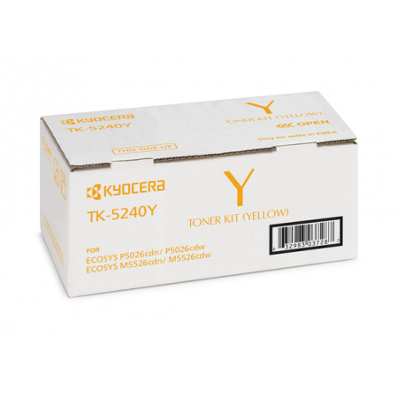 Kyocera TK 5240Y - Yellow - original - toner cartridge - for ECOSYS M5526, P5026 - 4