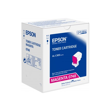 Epson - Magenta - original - toner cartridge - for Epson AL-C300; AcuLaser C3000; WorkForce AL-C300 - 1