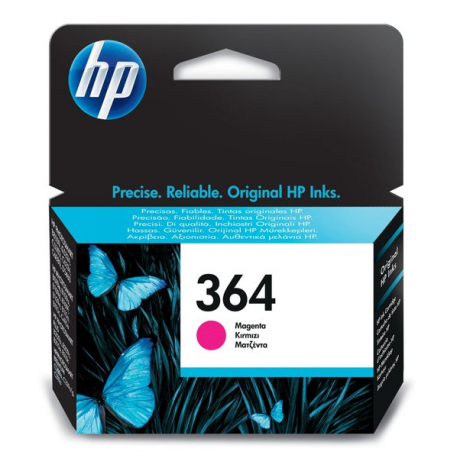 HP 364 - Magenta - original - ink cartridge - for Deskjet 35XX; Photosmart 55XX, 55XX B111, 65XX, 65XX B211, 7510 C311, B110, Wireless B110 - 69