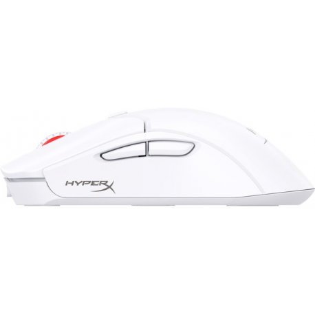 HyperX Pulsefire Haste 2 Mini - Mouse - optical - 6 buttons - wireless, wired - 2.4 GHz, Bluetooth 5.1 - white - 2