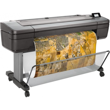 HP DesignJet Z6dr PostScript with V-Trimmer - 44" large-format printer - colour - ink-jet - Roll (111.8 cm) - 2400 x 1200 dpi - up to 1.1 min / page (mono)  /  up to 1.1 min / page (colour) - Gigabit LAN, USB host - cutter - 22