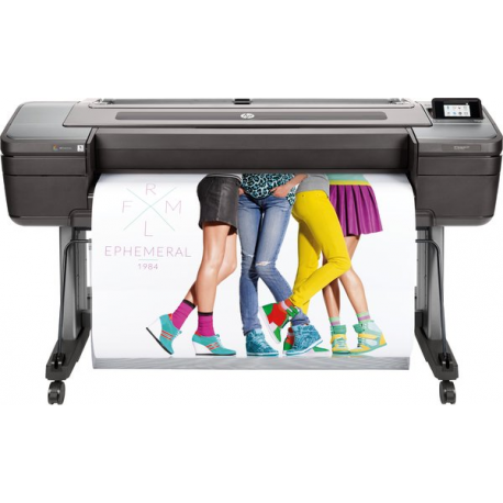 HP DesignJet Z9+ PostScript - 44" large-format printer - colour - ink-jet - Roll (111.8 cm) - 2400 x 1200 dpi - up to 1.2 min / page (mono)  /  up to 1.2 min / page (colour) - Gigabit LAN, USB host - cutter - 0