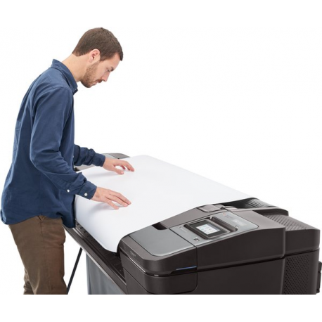 HP DesignJet Z9+dr PostScript - 44" large-format printer - colour - ink-jet - Roll (111.8 cm) - 2400 x 1200 dpi - up to 73.9 sq.m / hour (mono)  /  up to 73.9 sq.m / hour (colour) - capacity: 2 rolls - Gigabit LAN, USB host - cutter - 27