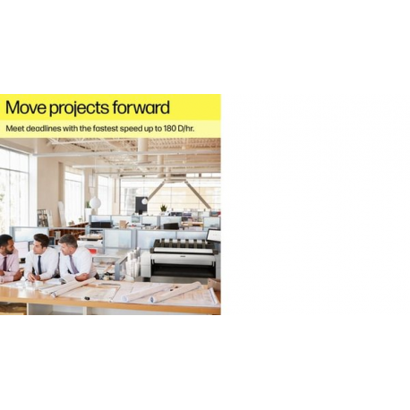 HP DesignJet T1600 - 36" large-format printer - colour - ink-jet - Roll (91.4 cm x 91.4 m), 914 x 1219 mm - 2400 x 1200 dpi - up to 0.32 min / page (mono)  /  up to 0.32 min / page (colour) - capacity: 1 roll - Gigabit LAN - cutter - 2