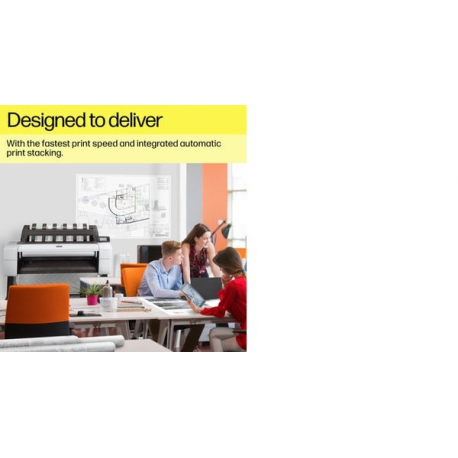 HP DesignJet T1600 - 36" large-format printer - colour - ink-jet - Roll (91.4 cm x 91.4 m), 914 x 1219 mm - 2400 x 1200 dpi - up to 0.32 min / page (mono)  /  up to 0.32 min / page (colour) - capacity: 1 roll - Gigabit LAN - cutter - 3