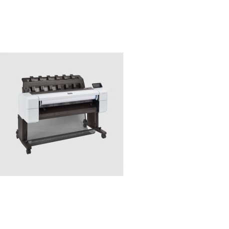 HP DesignJet T1600 - 36" large-format printer - colour - ink-jet - Roll (91.4 cm x 91.4 m), 914 x 1219 mm - 2400 x 1200 dpi - up to 0.32 min / page (mono)  /  up to 0.32 min / page (colour) - capacity: 1 roll - Gigabit LAN - cutter - 7