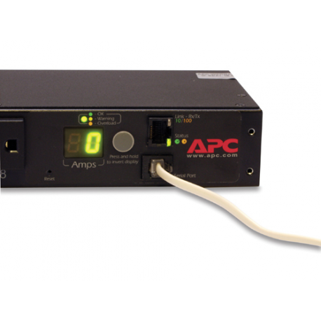 APC Switched Rack PDU AP7900B - Power distribution unit (rack-mountable) - AC 100-120 V - input: NEMA 5-15P - output connectors: 8 (NEMA 5-15) - 1U - 3.65 m cord - for P / N: SMX1000C, SMX1500RM2UC, SMX1500RM2UCNC, SMX750C, SMX750CNC, SRTL3KRM1UC - 2