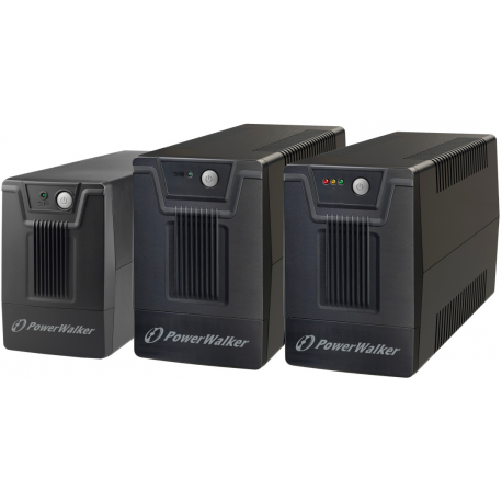 PowerWalker VI 500 R1U - UPS (rack-mountable) - AC 165-290 V - 300 Watt - 500 VA - 7 Ah - RS-232, USB - output connectors: 4 - 1U - 19" - 11