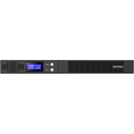 PowerWalker VI 750 R1U - UPS (rack-mountable) - AC 165-290 V - 450 Watt - 750 VA - 9 Ah - RS-232, USB - output connectors: 4 - 1U - 19" - 3
