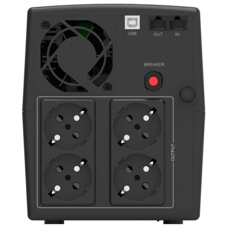 PowerWalker Basic VI 2200 STL - UPS - AC 162-290 V - 1320 Watt - 2200 VA - 9 Ah - USB - output connectors: 4 - 4