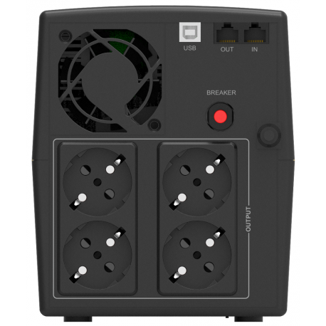PowerWalker Basic VI 2200 STL - UPS - AC 162-290 V - 1320 Watt - 2200 VA - 9 Ah - USB - output connectors: 4 - 6