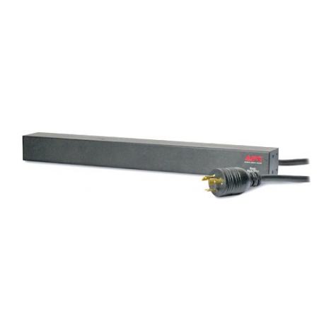 APC Basic Rack-Mount PDU - Power distribution strip (rack-mountable) - AC 208 V - input: NEMA L6-20 - output connectors: 12 (IEC 60320 C13) - 1U - 19" - 3.66 m - Canada, United States - black - for P / N: SCL400RMJ1U, SCL500RMI1UC, SCL500RMI1UNC, SMTL1000RMI2UC, SMTL750RMI2UC, SRT8KXLJ - 0