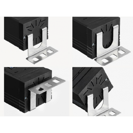 Bachmann CONNECT LINE - Power strip - output connectors: 5 - 2 m - black - 2