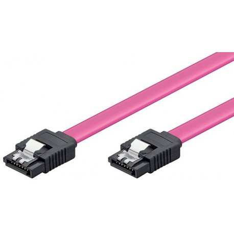 MicroConnect SATA II - SATA cable - Serial ATA 150/300 - SATA (F) to SATA (F) - 30 cm - latched - 0