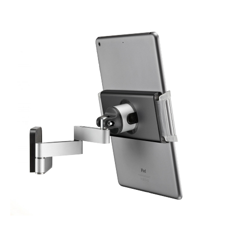 Vogel's TMS 1030 Tablet Flex Pack - Mounting kit (wall mount, dual swing arm, holder, 3 pivots) - for tablet - aluminium - black, aluminium silver - screen size: 7"-12" - wall-mountable - 0