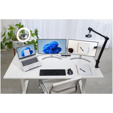 Kensington A1010 - Stand - telescopic - for microphone / webcam / light - 3 / 8" screw mount - desktop - 4