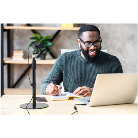 Kensington A1010 - Stand - telescopic - for microphone / webcam / light - 3 / 8" screw mount - desktop - 8