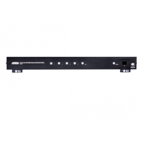 ATEN VS482B - Video / audio switch - 4 x HDMI - desktop, rack-mountable - 6