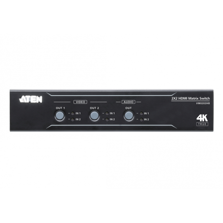 ATEN VM0202HB - Video / audio switch - desktop, rack-mountable - 6