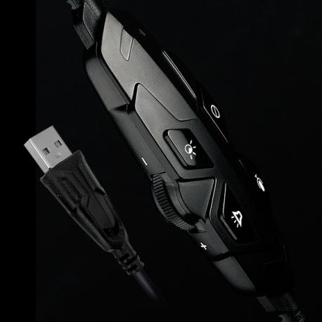 Alpha Bravo GX2 - Headset - full size - wired - USB - 1