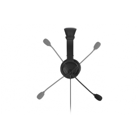 Kensington Hi-Fi USB-C Headphones with Mic - Headset - on-ear - wired - USB-C - black - 19