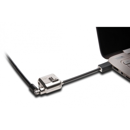 Kensington MiniSaver Mobile Lock - Notebook locking cable - black - 1.8 m - 48