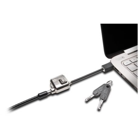 Kensington MiniSaver Mobile Lock - Notebook locking cable - black - 1.8 m - 51