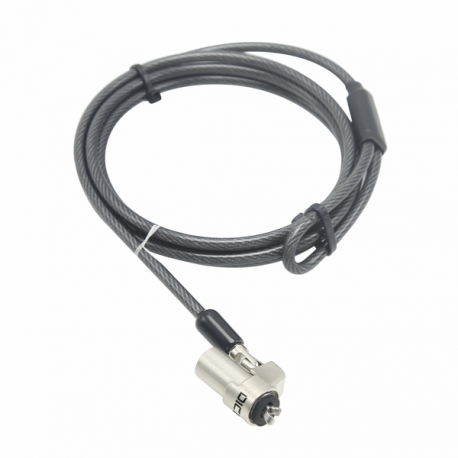 DICOTA - Security cable lock - black - 2 m - 6