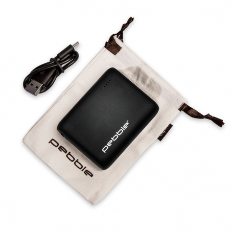 Veho Pebble PZ10 - Power bank - 10000 mAh - 37 Wh - 3 A (USB-C) - on cable: USB-C - 5