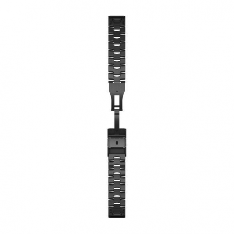 Garmin QuickFit - Strap for smart watch - carbon grey DLC - for fenix 6 Pro, Pro Solar Edition, Sapphire; Instinct Solar - 2