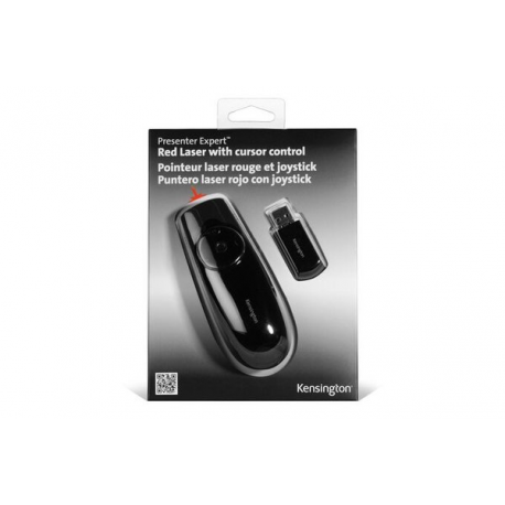 Kensington Presenter Expert Red Laser with Cursor Control - Presentation remote control - RF - black - 16
