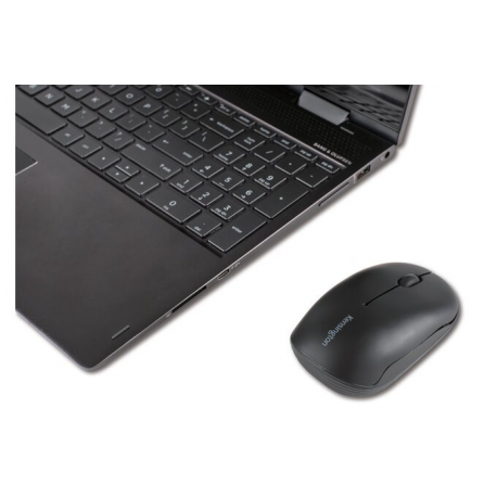 Kensington Pro Fit Compact - Mouse - right and left-handed - 3 buttons - wireless - Bluetooth 3.0, Bluetooth 5.0 - TAA Compliant - 15