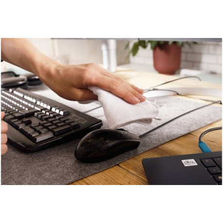 Kensington Pro Fit Washable Wired Mouse - Mouse - right and left-handed - optical - 3 buttons - wired - USB - 8