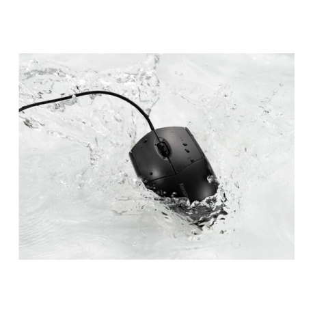 Kensington Pro Fit Washable Wired Mouse - Mouse - right and left-handed - optical - 3 buttons - wired - USB - 10